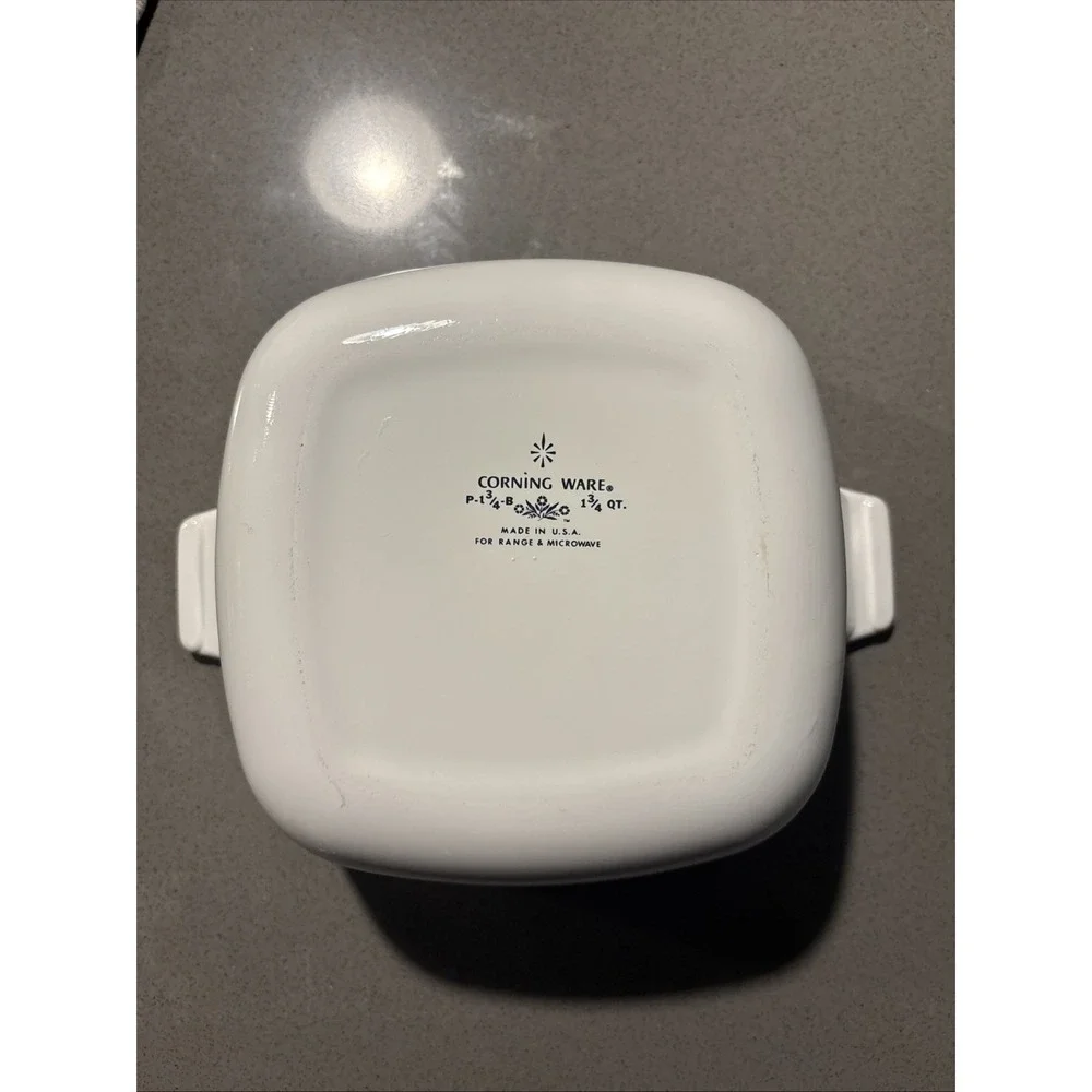 Corning Ware Oil Star Pattern 1 3/4 QT P-1 3/4-B Casserole Dish NO LID‎